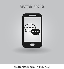 mobile chatting icon