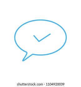 mobile chatting icon, speech bubble icon