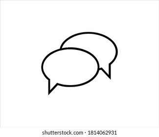 Mobile Chatting Icon Vector Illustration.