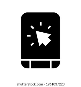 mobile click icon or logo isolated sign symbol vector illustration - high quality black style vector icons
