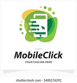 Mobile Click Logo Design Template