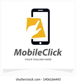 Mobile Click Logo Design Template