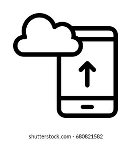 Mobile Cloud Icon