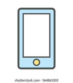 Mobile Colored Vector Icon