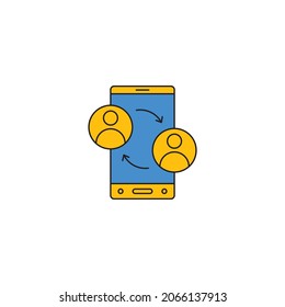 Mobilfunk-Kommunikationssymbol
