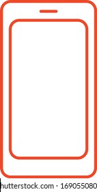 mobile communication cell phone call icon vector