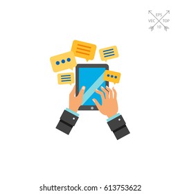 Mobile Communication Concept Icon