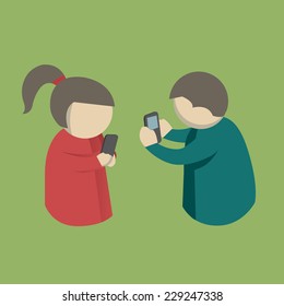 mobile communication illustrations series3