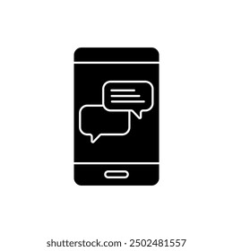 mobile concept line icon. Simple element illustration. mobile concept outline symbol design.