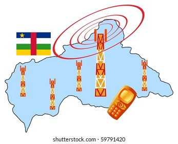 mobile connection in the Central African Republic