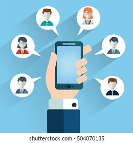 Mobile connection element . Social media icon. Business data.