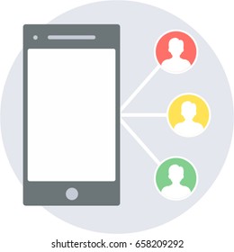 Mobile connection with people
