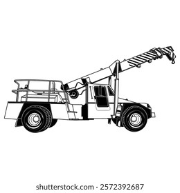 mobile cranes, construction vehicles, trucks and pick ups