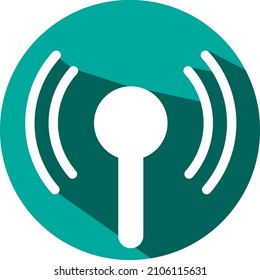 Mobile data, illustration, vector on a white background.