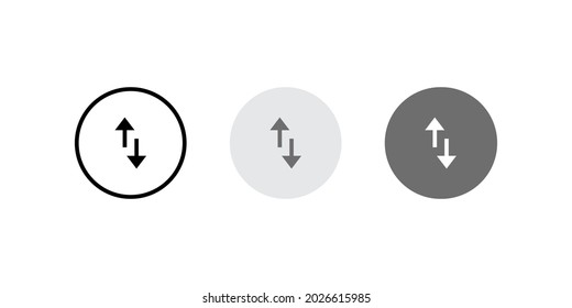 Mobile Data Internet Icon Vector Set Collection