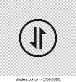Mobile data transfer icon.Mobile data network vector symbol.Using internet through local operators.