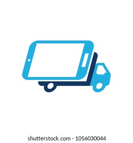 Mobile Delivery Logo Icon Design