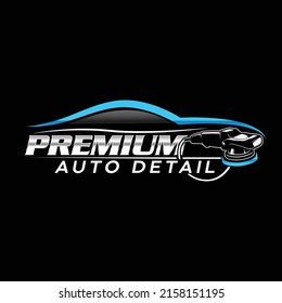 Mobile Detailing Carwash Logo Design Template Stock Vector (Royalty ...