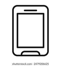 Mobile Device Notch Icon Perfect for Smartphone Interface