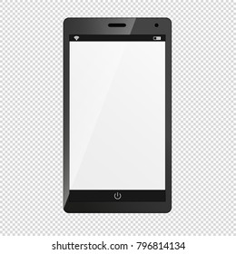 Mobile Device Smartphone - Isolated On Transparent Background
