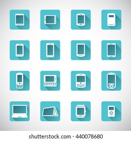 Mobile Devices Icon set.