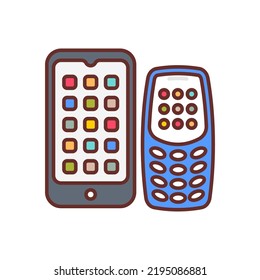Mobile Devices icon in vector. Logotype