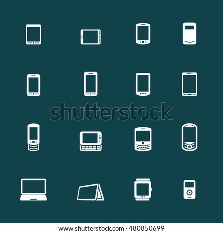 Mobile Devices Icons set