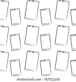 mobile devices smartphone digital seamless pattern