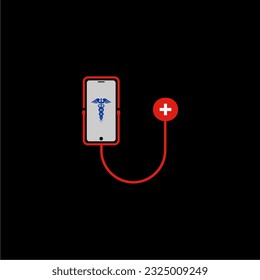 Mobile Doctor logo Design, Smart phone device repair symbol, logo, icon, sign template for your service. Mobile doctor.

