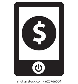Mobile dollar icon