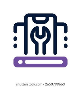 mobile duotone icon. Sleek and modern vector icon for websites, mobile apps, marketing materials, and corporate design. Fully scalable and ready to use.
