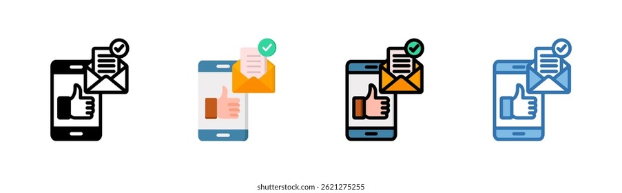 Elemento De Ícone De Email Móvel Para Design
