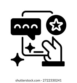 Mobile Feedback Line Icon, Outline Symbol for App Evaluation, Smartphone Survey, Cellular Response, Digital Interaction, and Portable Rating. Vector Sign Icon.