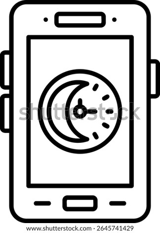 Mobile Filled Style Icon Design