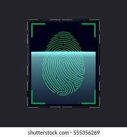 Mobile fingerprint sensor