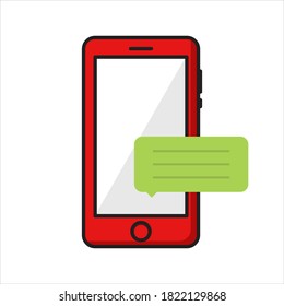 Mobile with flat design style