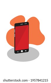 Mobile flat vector design illustration