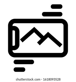 mobile gallery icon isolated sign symbol vector illustration - high quality black style vector icons
