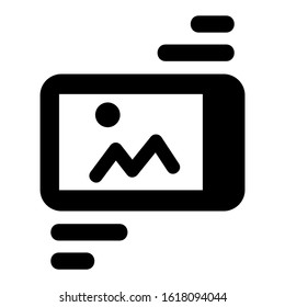 mobile gallery icon isolated sign symbol vector illustration - high quality black style vector icons
