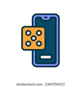 mobile gambling icon for your website, mobile, presentation, and logo design.