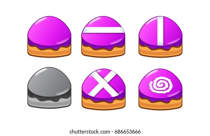 Mobile Game 2D Assets - Candy Set - Match 3 - Easy to Use