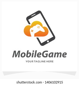 Mobile Game Application Logo Design Template
