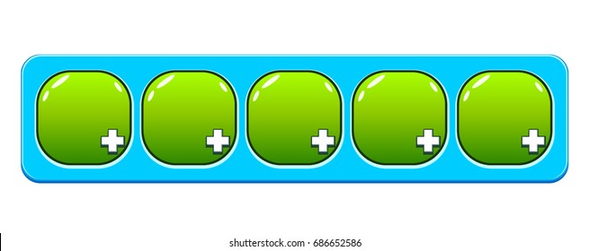 Mobile Game Assets - Bottom Boosters Banner