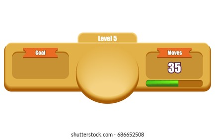 Mobile Game Assets - Top GUI Banner - Easy to Use