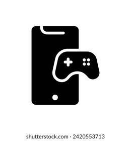 Mobile Game, Game Flat Icon Logo Illustration. Game Icon-set. Suitable For Web Design, Logo, App