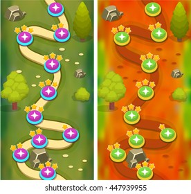 Mobile Game Level Maps/Asset Reskin