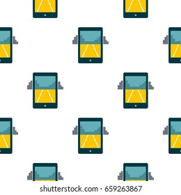Mobile gaming pattern seamless for any design vector illustration