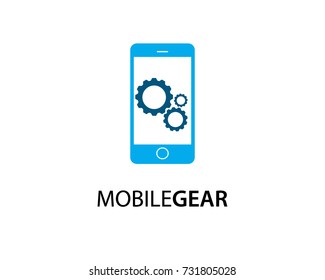 Mobile Gear logo template design