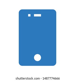 mobile glyph colour vector icon