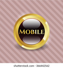 Mobile golden emblem